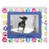 Poot Drukt Achtergrond Huisdier Foto Hond Kat Kalender (Hoes)