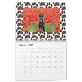 Poot Drukt Achtergrond Huisdier Foto Hond Kat Kalender (Feb 2027)