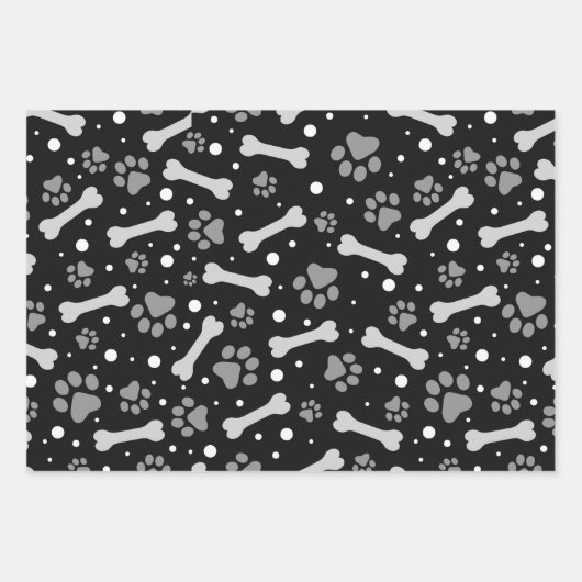 Poot- en botpatroon inpakpapier vel (Voorkant 2)