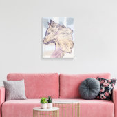 Poot en toch ik – Stille kameraadschap Canvas Afdruk (Insitu (Woonkamer))