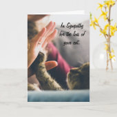 Poot hoog-Vijf van de kat Kaart (Gele Bloem)