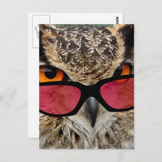 poot met brillen grappig hilarisch briefkaart (Voorkant / Achterkant)