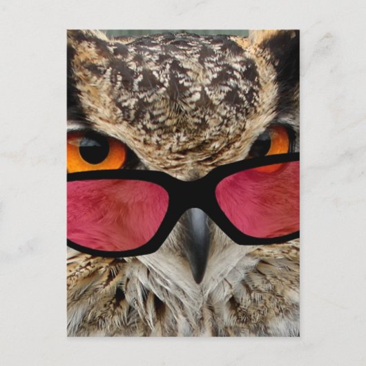 poot met brillen grappig hilarisch briefkaart (Voorkant)