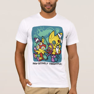 Poot-positief Vreselijk Monstieuze Katten Hallow T-shirt