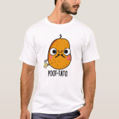 Poot-tato Funny Farting Potato Pun T-shirt (Voorkant)