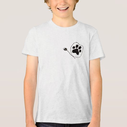 Poot Tri-Blend Shirt (Voorkant)