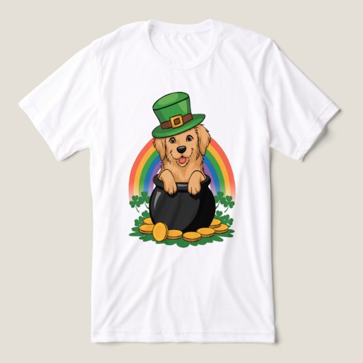 Poot van goud Tri-Blend shirt (Design voorkant)