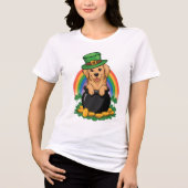 Poot van goud Tri-Blend shirt (Voorkant)