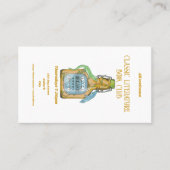 Poot van hagedis Shakespeare Macbeth Visitekaartje (Voorkant)