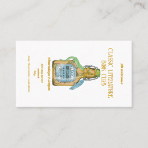 Poot van hagedis Shakespeare Macbeth Visitekaartje