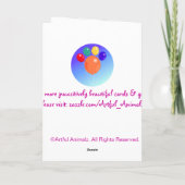 Poot-vormige omhoog up&away het kaart (Achterkant)