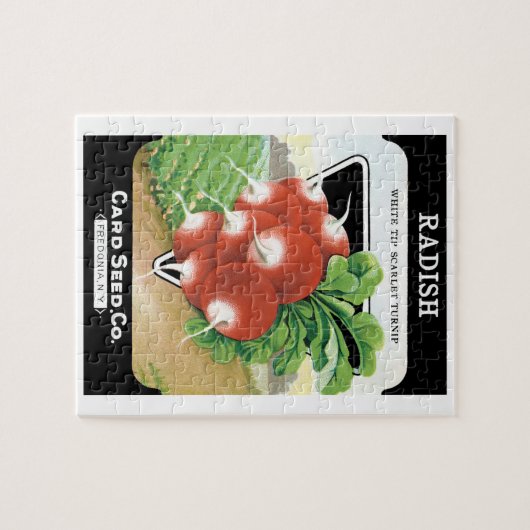  pootaardappelen met etiket op zadels legpuzzel (Horizontaal)