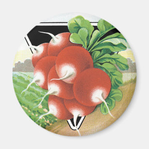  pootaardappelen met etiket op zadels magneet