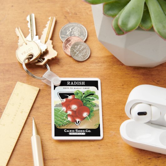  pootaardappelen met etiket op zadels sleutelhanger (Bureau)