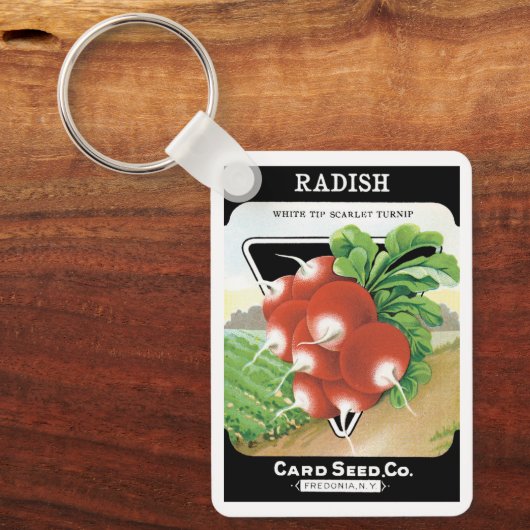  pootaardappelen met etiket op zadels sleutelhanger (Voorkant)