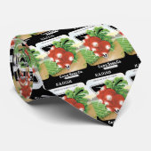 pootaardappelen met etiket op zadels stropdas (Opgerold)