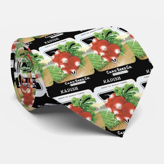  pootaardappelen met etiket op zadels stropdas (Opgerold)