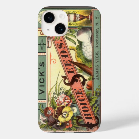  pootaardappelen met label, Vick's Choice Seeds Case-Mate iPhone Case (Achterkant)