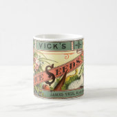  pootaardappelen met label, Vick's Choice Seeds Koffiemok (Center)