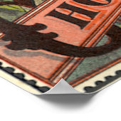  pootaardappelen met label, Vick's Choice Seeds Poster (Hoek)