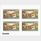  pootaardappelen met label, Vick's Choice Seeds Rechthoekige Sticker (Vel)