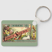 pootaardappelen met label, Vick's Choice Seeds Sleutelhanger (Voorkant)