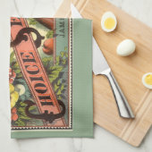  pootaardappelen met label, Vick's Choice Seeds Theedoek (Quarter Fold)