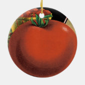 pootaardappelen, tomaat Pomodoro Keramisch Ornament (Achterkant)