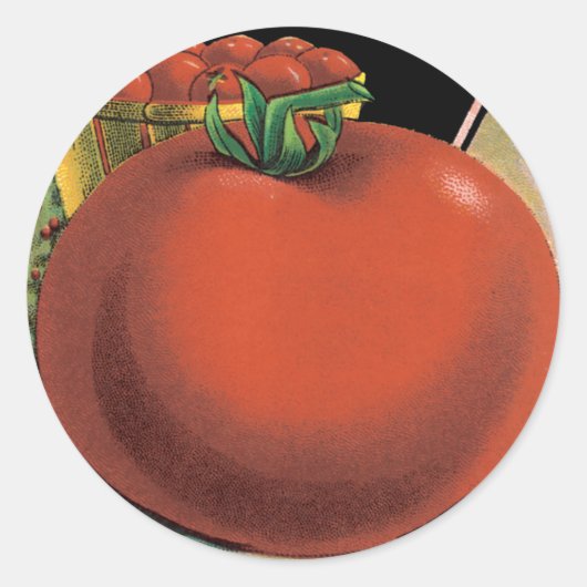 pootaardappelen, tomaat Pomodoro Ronde Sticker (Voorkant)