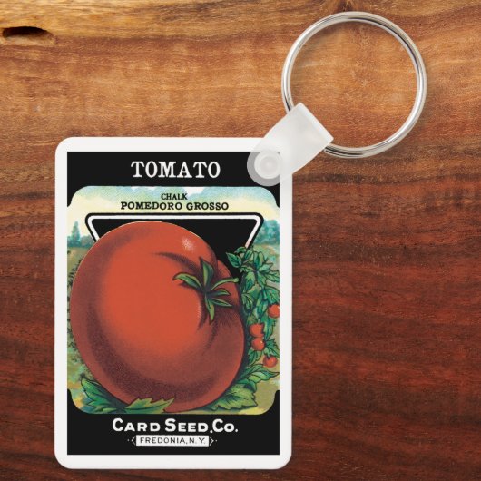  pootaardappelen, tomaat Pomodoro Sleutelhanger (Achterkant)