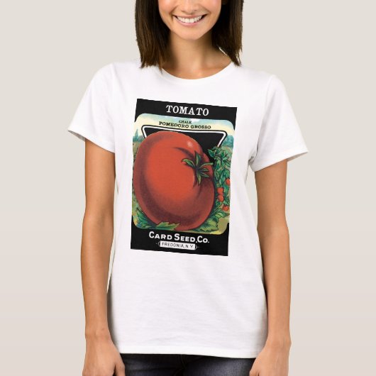  pootaardappelen, tomaat Pomodoro T-shirt (Voorkant)