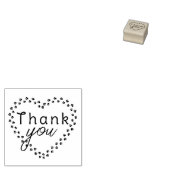 Pootafdruk Bedankt  Rubberstempel (Gestempeld)