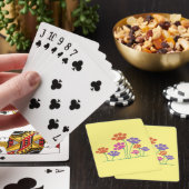 Pootafdruk Bloementuin Pokerkaarten (Insitu)