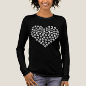 pootafdruk hart T-shirt (Voorkant)