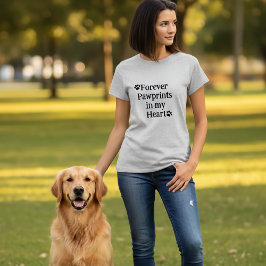 Pootafdruk in mijn Hart T-shirt