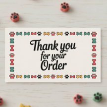 Pootafdruk Kleine Zakelijke Dank U Business Card