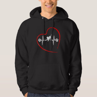 Pootafdruk Labrador Hartslag Dierenarts Veterinair Hoodie