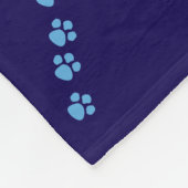 Pootafdruk Pad Aandenken Fleece Deken (Hoek)