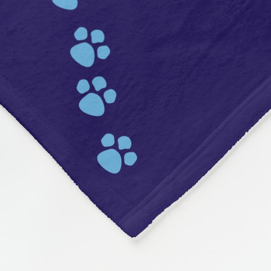 Pootafdruk Pad Aandenken Fleece Deken (Hoek)