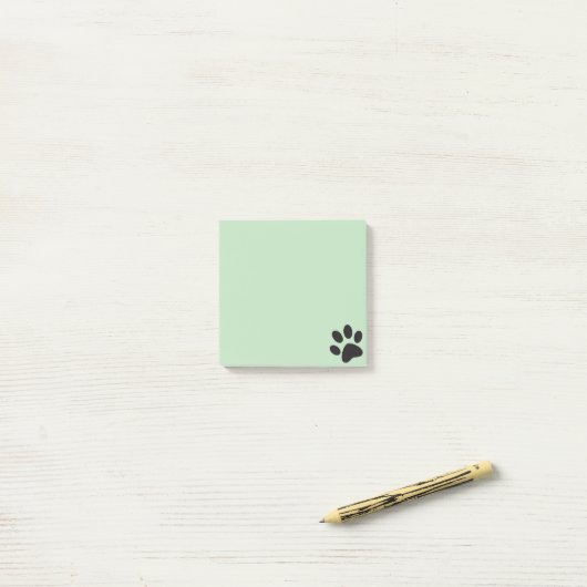 pootafdruk  post-it® notes (Op bureau)