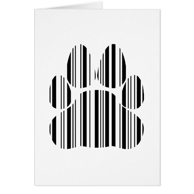 POOTAFDRUK STAAFCODE Katachtige Barcode Printpatro (Voorkant)