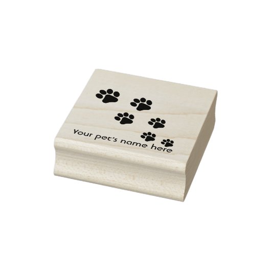 Pootafdruk stempelkussen rubberstempel (Stempel)