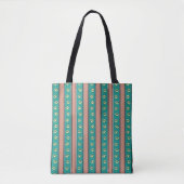 Pootafdruk Strepen Tote Bag (Voorkant)