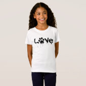 Pootafdruk T-shirt (Voorkant volledig)