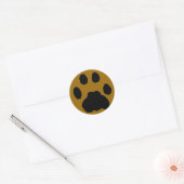 POOTAFDRUK VAN POEMA RONDE STICKER (Envelop)