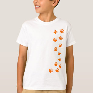 pootafdruk - voeg je eigen naam of hondenras toe t-shirt