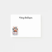 Pootafdruk Waterverf Rustiek Post-it® Notes (Voorkant)