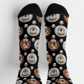 Pootafdruk Zwart Sokken (Top)