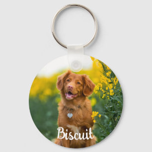 Pootafdrukcookies donkerpaars patroon monogram sleutelhanger