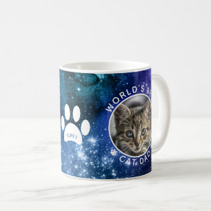 Pootafdrukken Foto Ruimte voor de Beste Kattenpapa Koffiemok